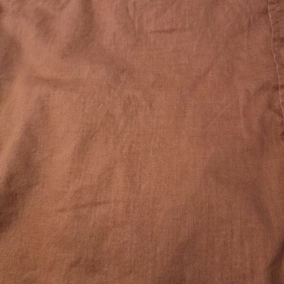 Boulder Creek Mens Button Up Sleeveless Shirt Size 2XL Orange 100% Cotton Collar - Picture 10 of 12